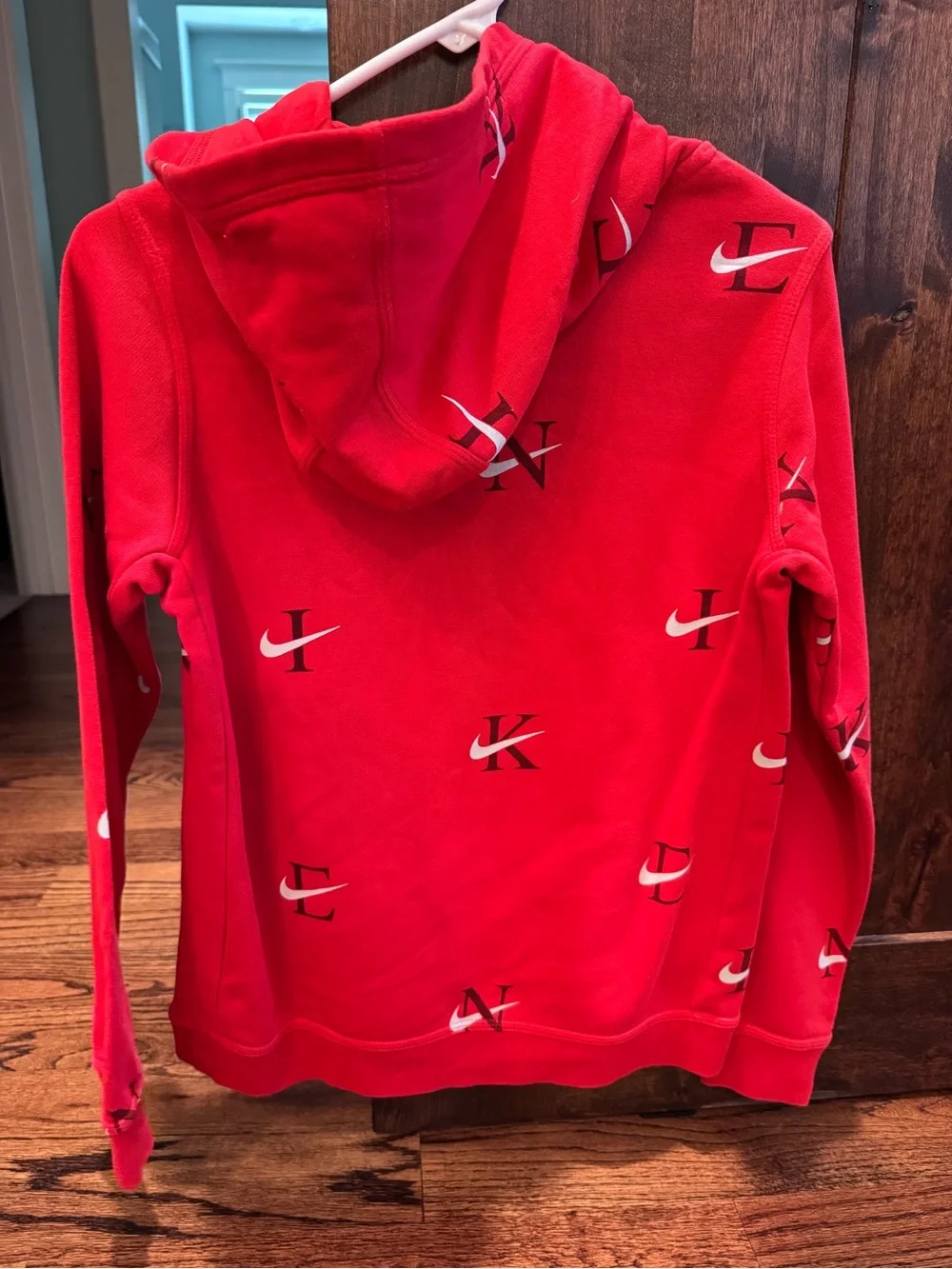 Nike Red Logo Hoodie Sweater for Boys